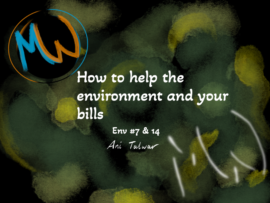 Env #7/14: How to help the environment and your bills
